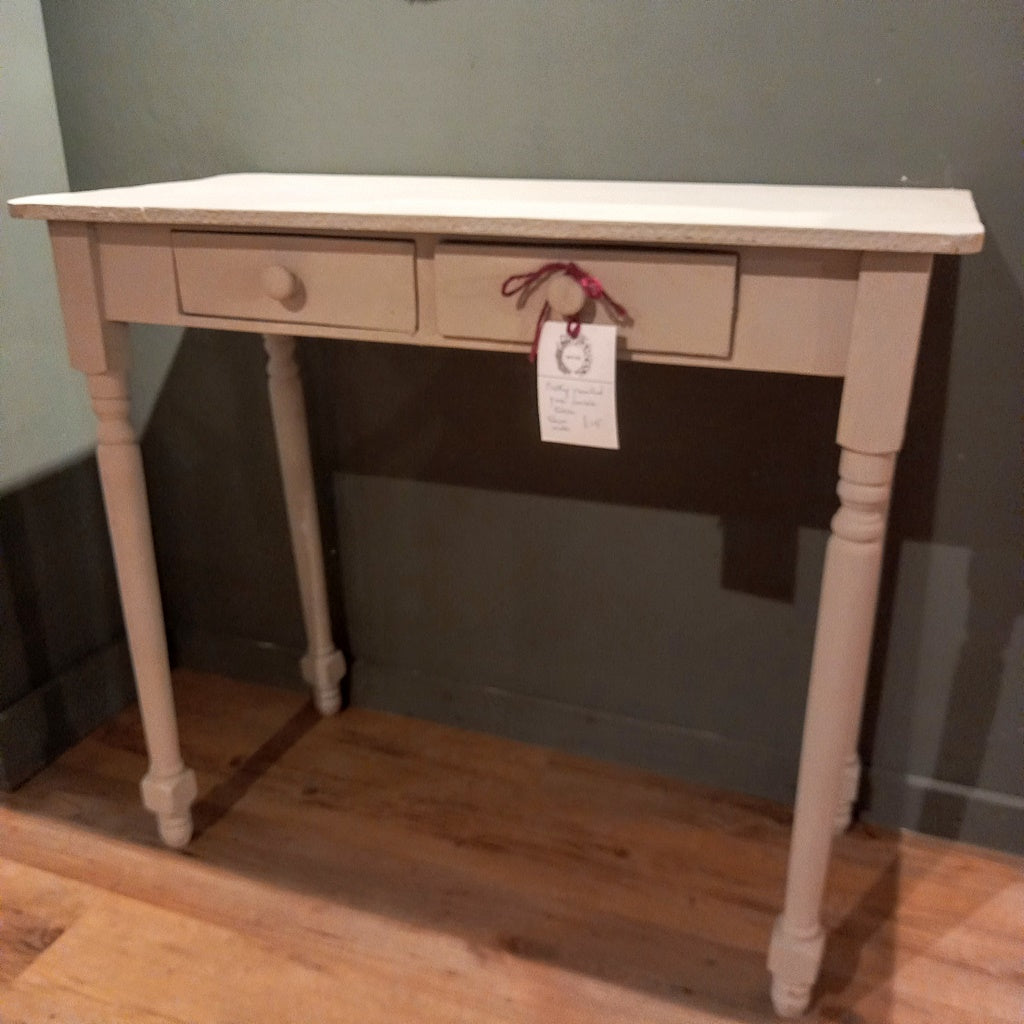 Painted Pine Console Table