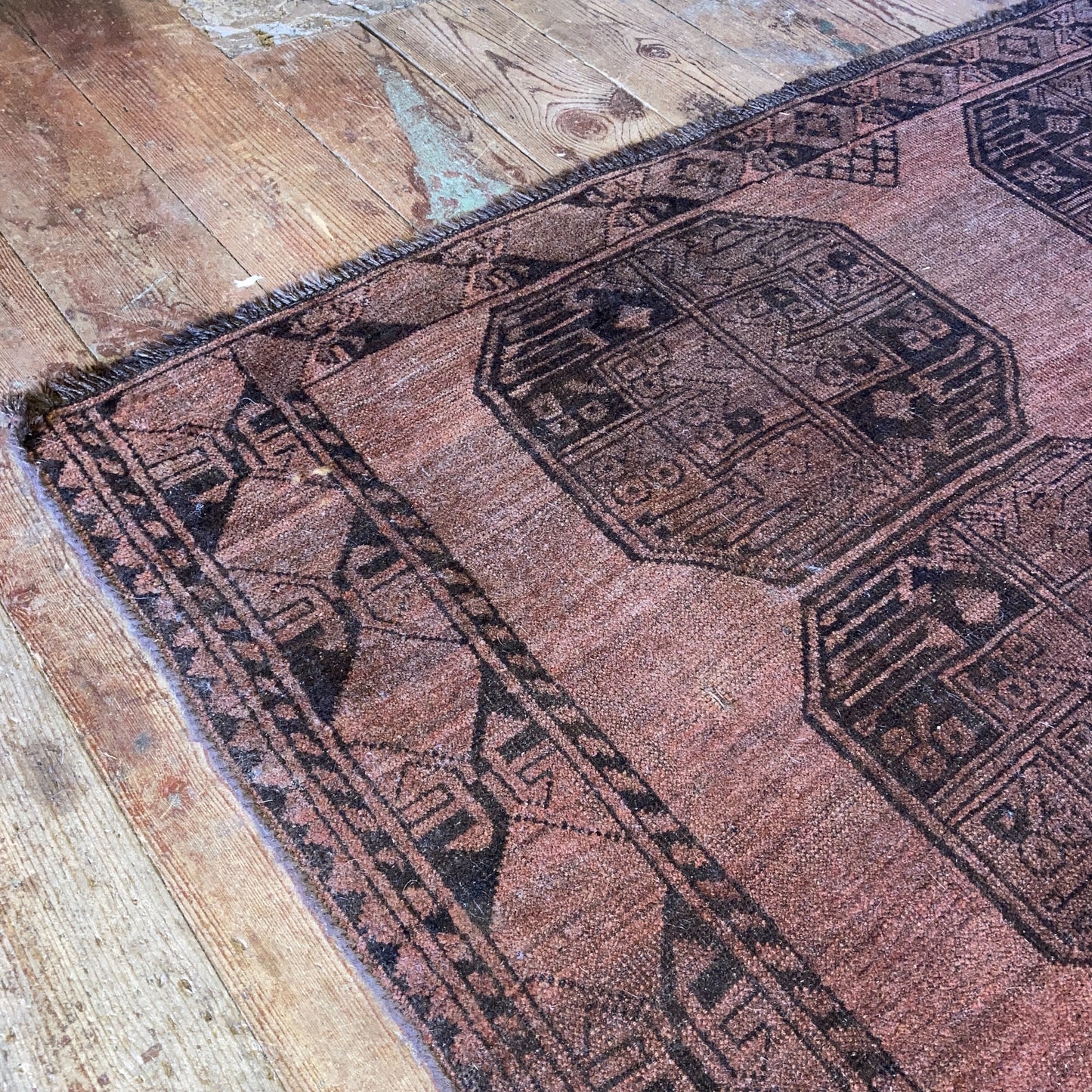 Vintage Afghan Ersari Rug