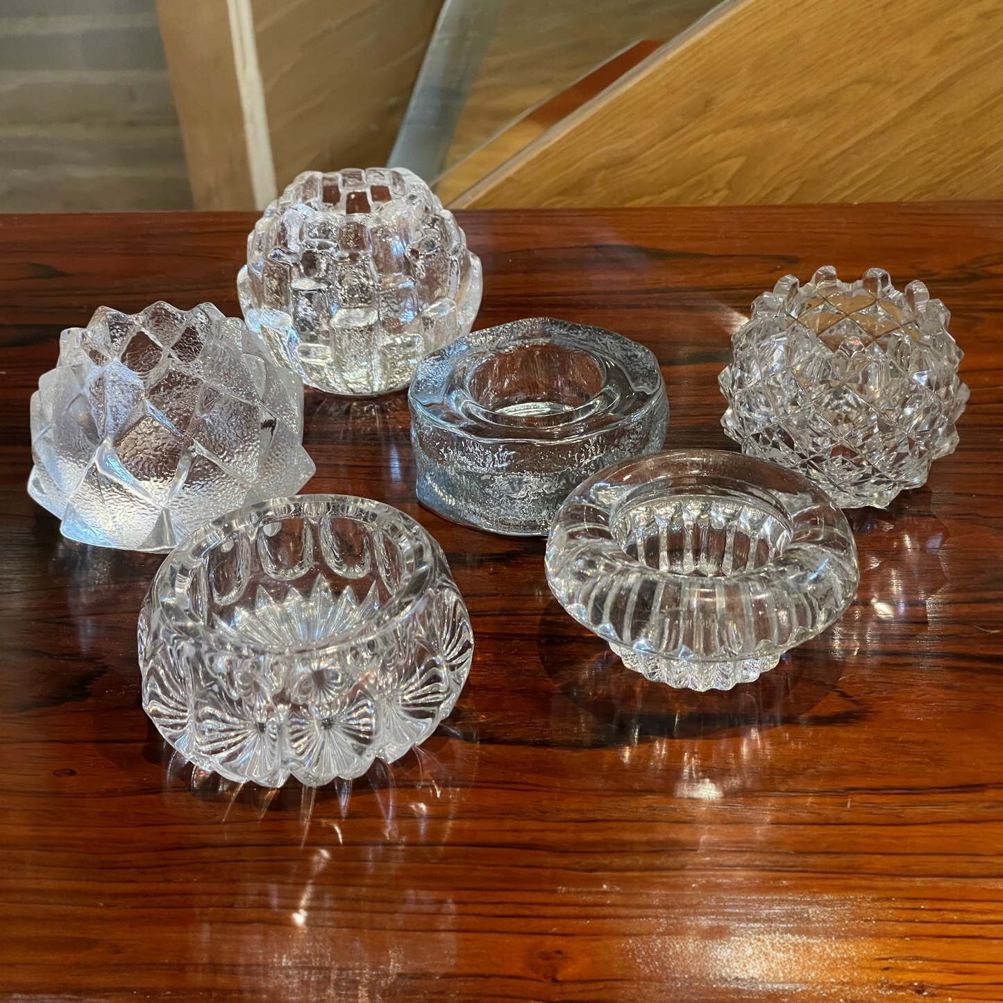 Various Vintage Glass Votives