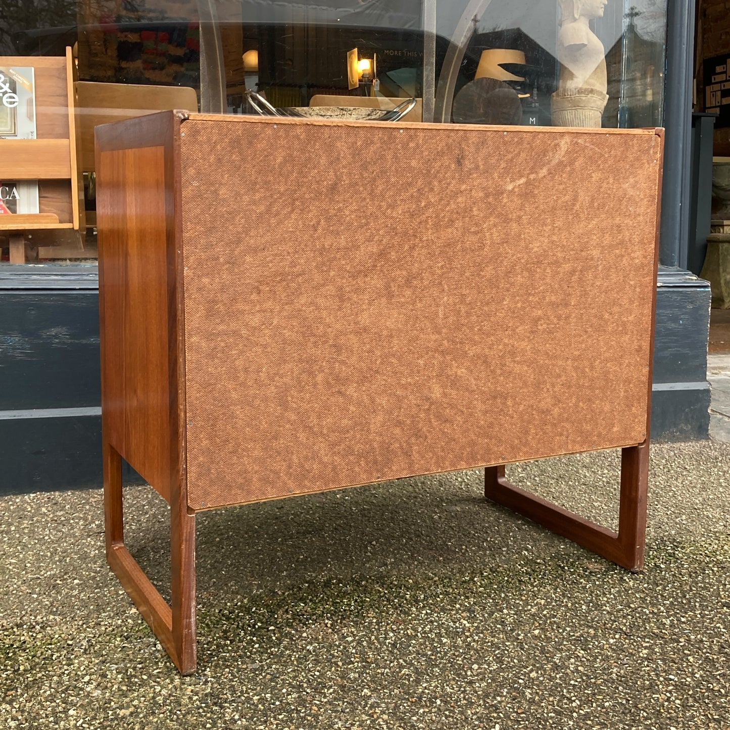 Teak Domino Chest Of Drawers