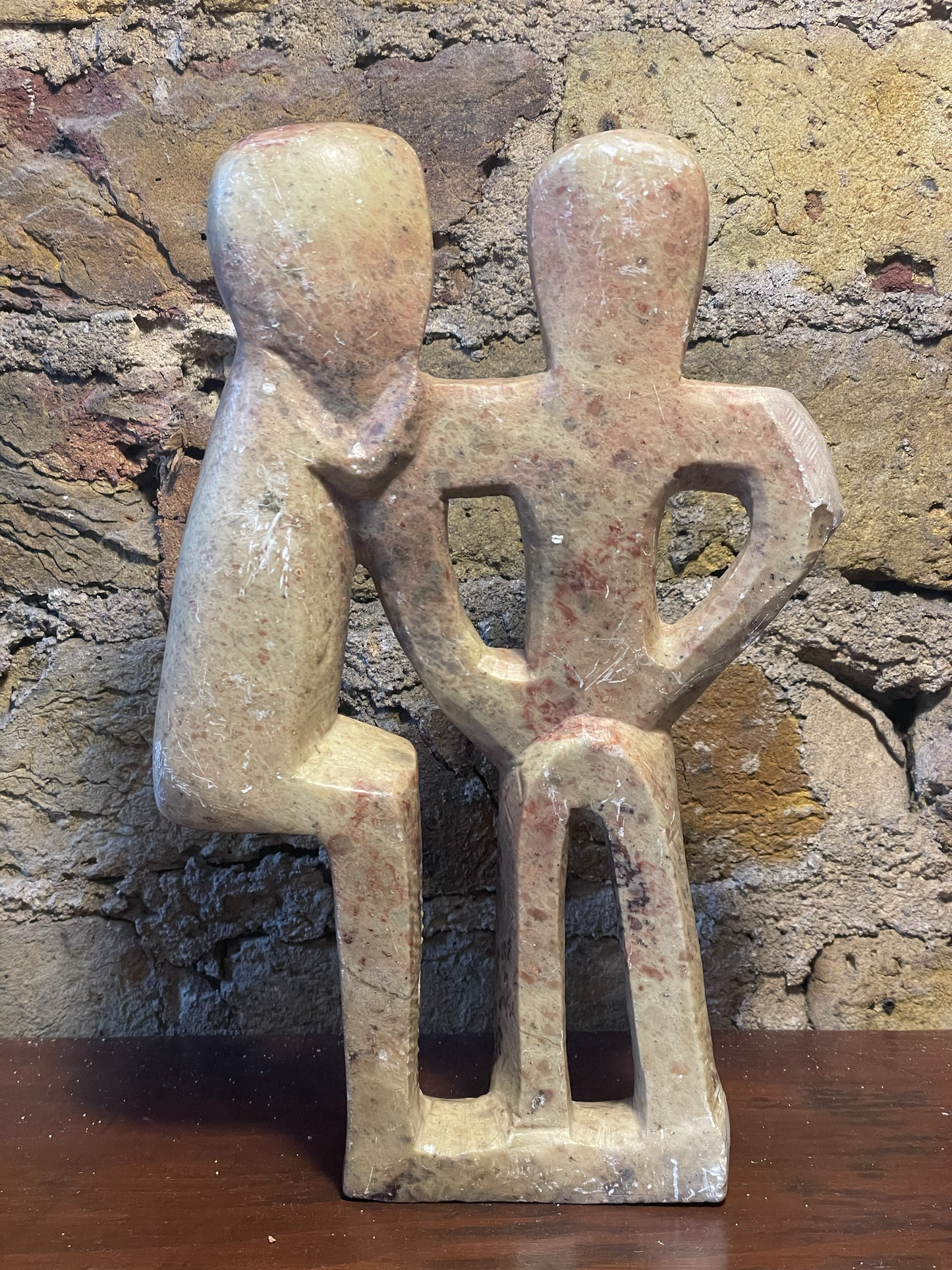 Moroccan Carved Stone Statue