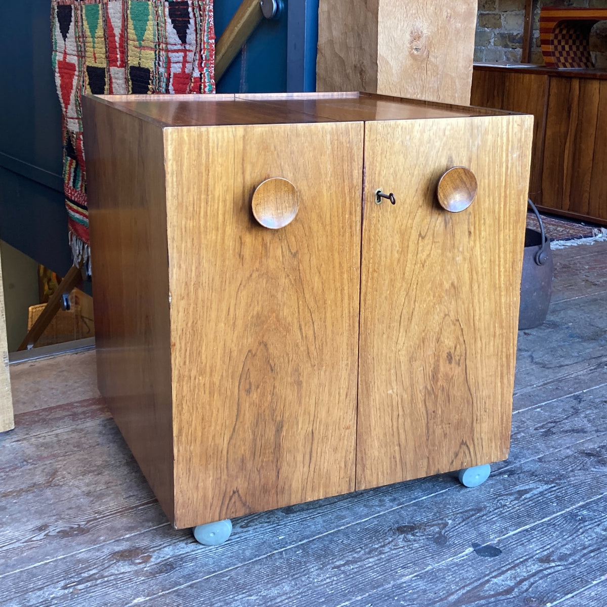 Teak Bar Cabinet