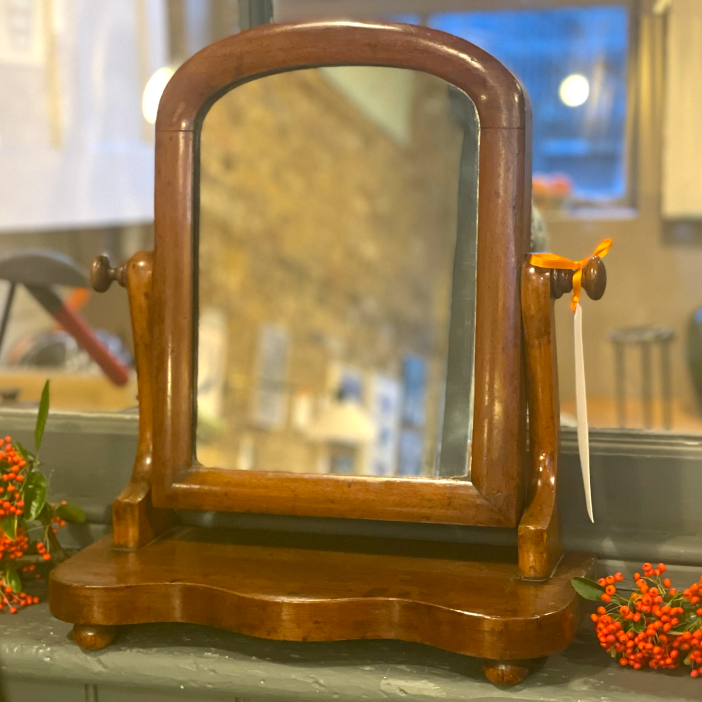 Victorian Mahogany Mirror