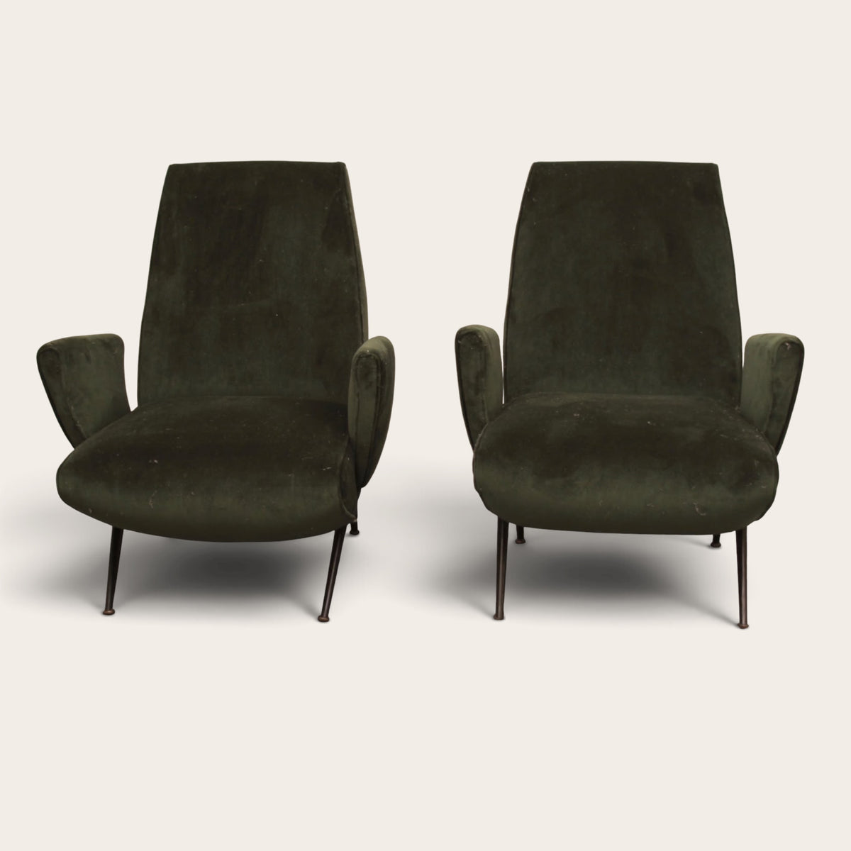 Pair Of Nino Zoncada Chairs