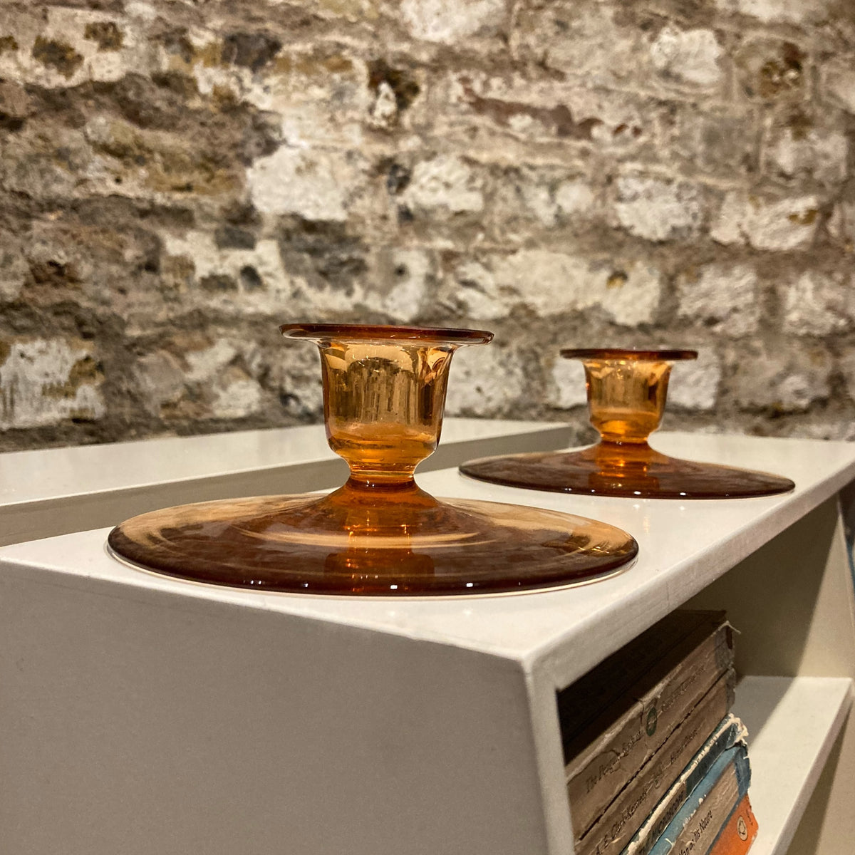Pair Of Art Deco Candlesticks