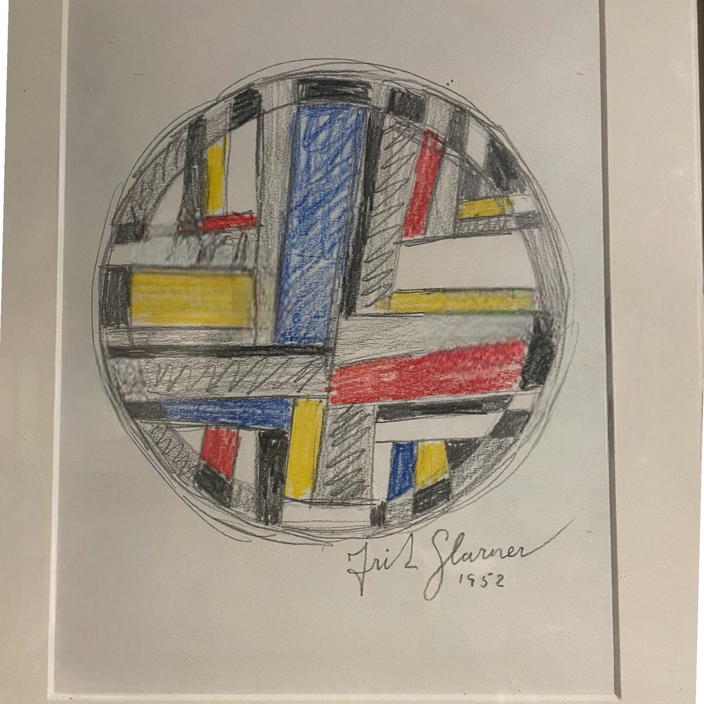 After Fritz Glarner Abstract