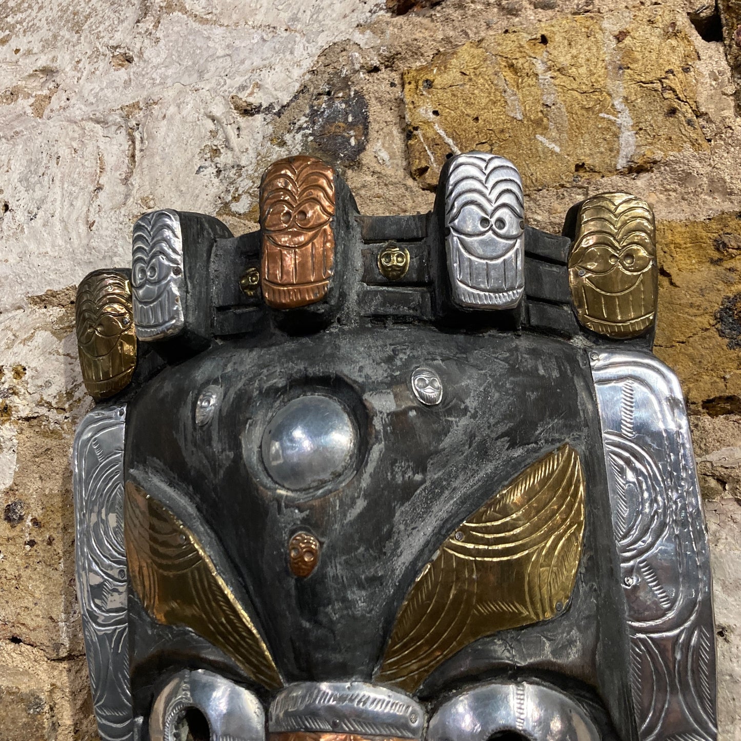 Hand Carved Wooden Mask