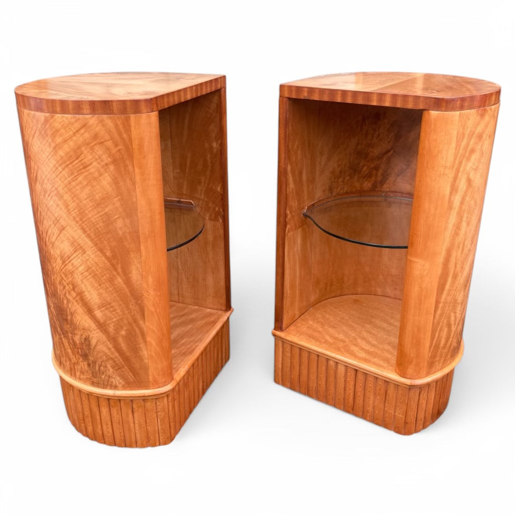 Pair of Art Deco Bedside Tables