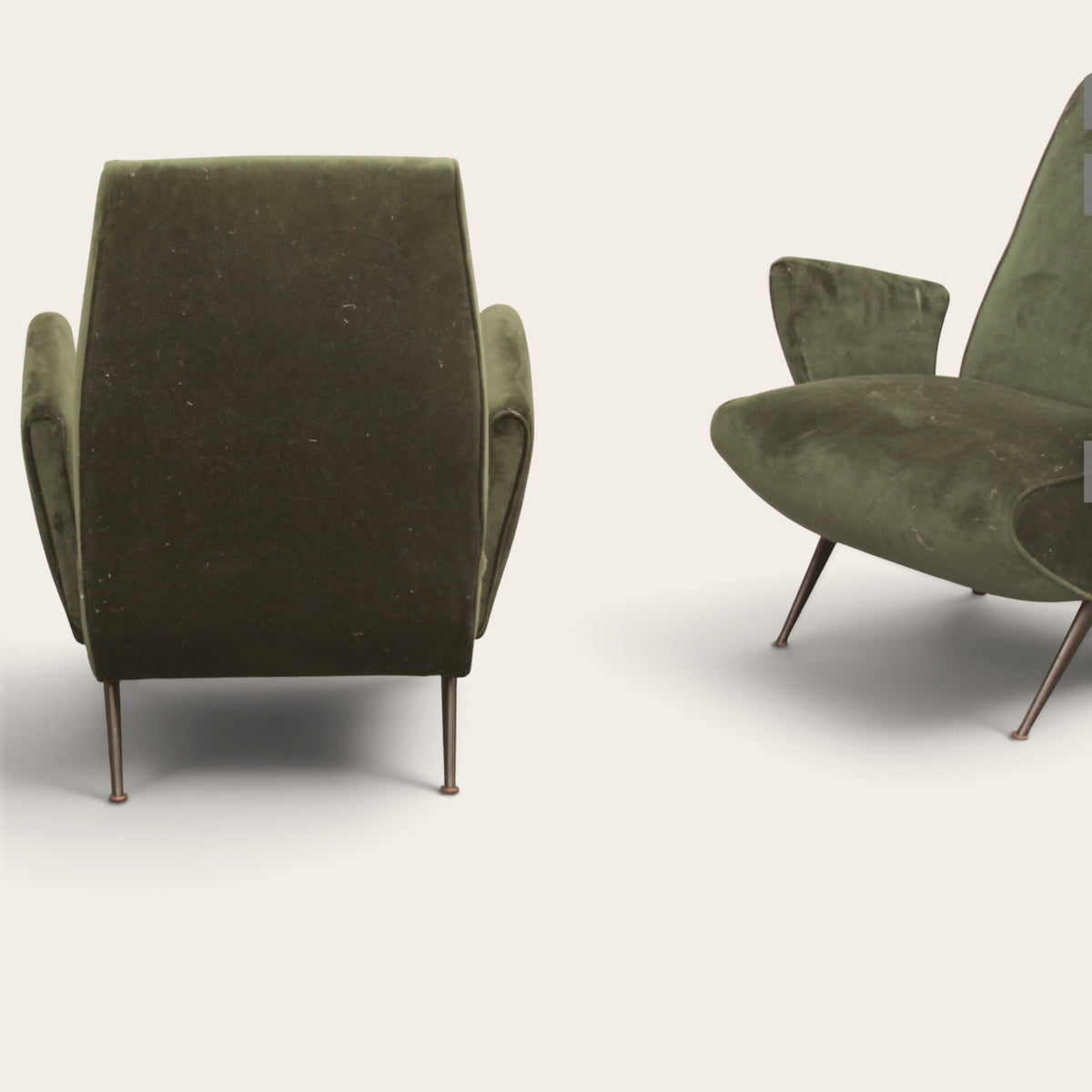 Pair Of Nino Zoncada Chairs