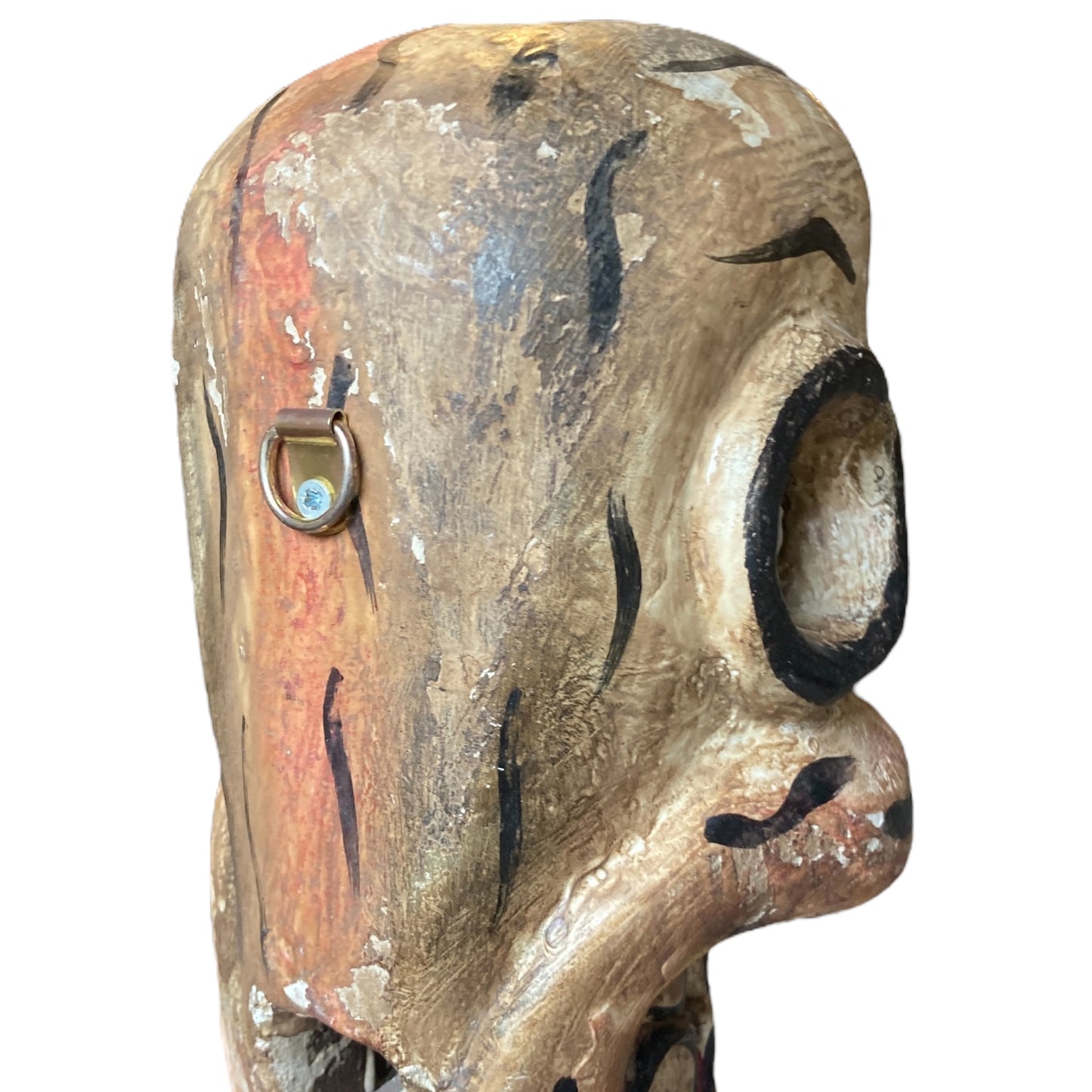 Handmade Wooden Skull Mask