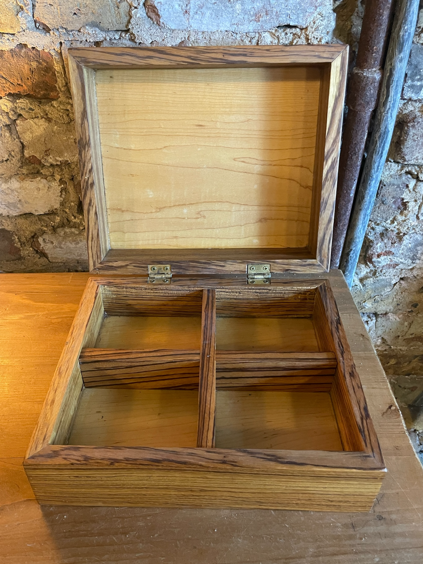 Rosewood & Maple Storage Box