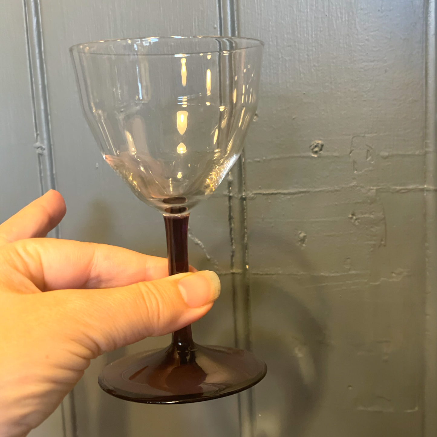 Set Of 6 Art Deco Glasses