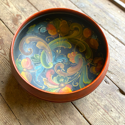 Scandinavian Painted Bowl