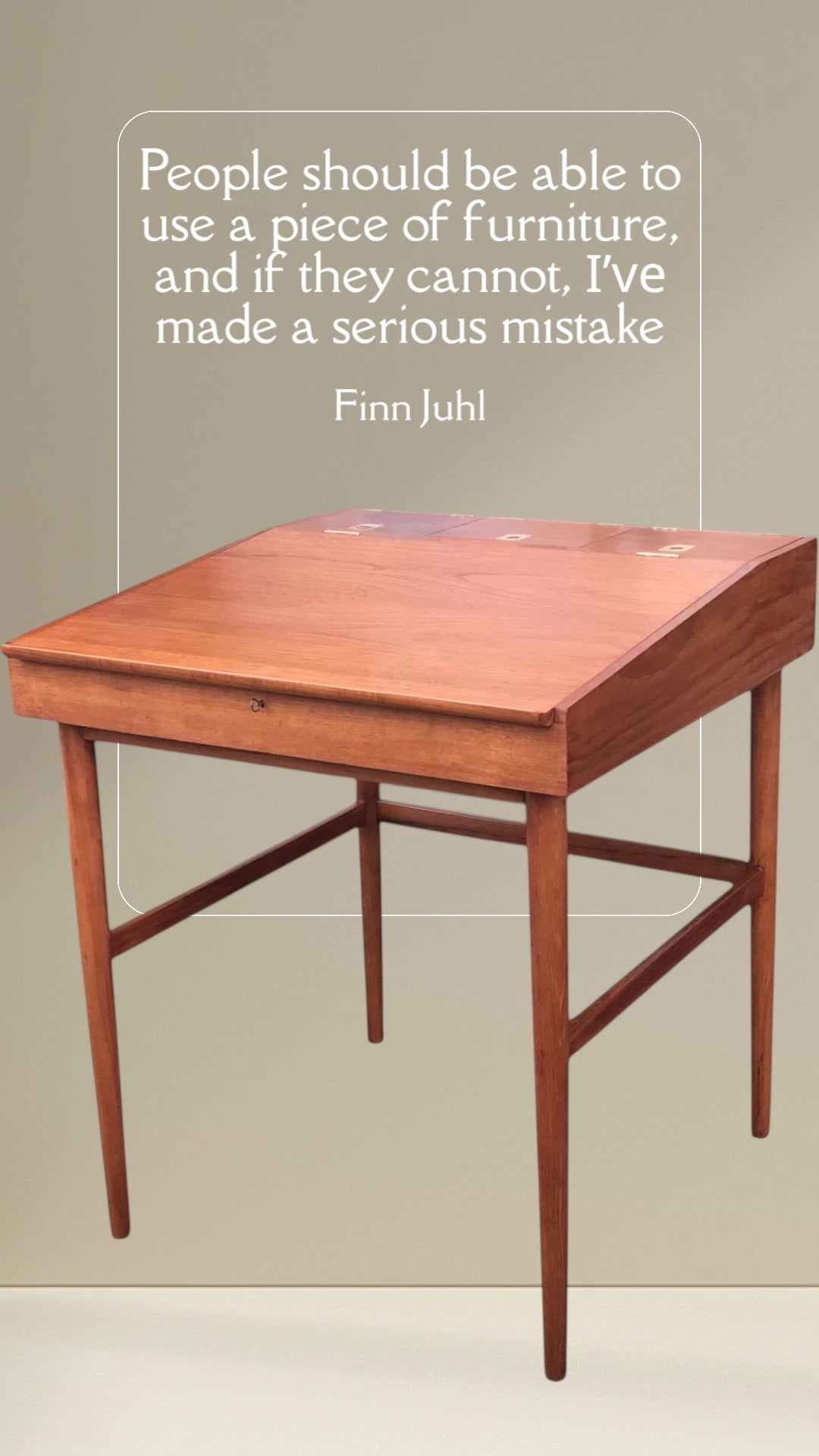 Model NV-40 Desk By Finn Juhl