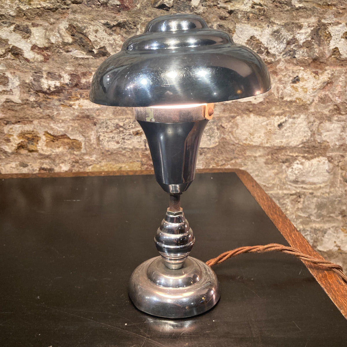 Art Deco Chrome Desk Lamp