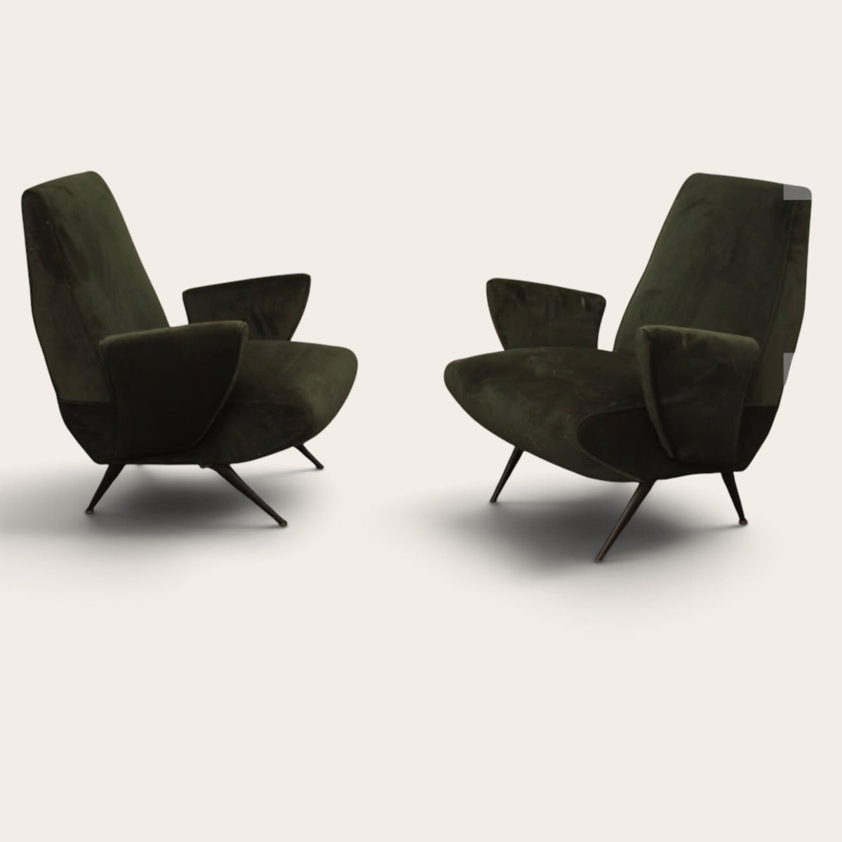 Pair Of Nino Zoncada Chairs