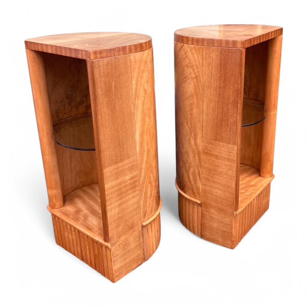 Pair of Art Deco Bedside Tables