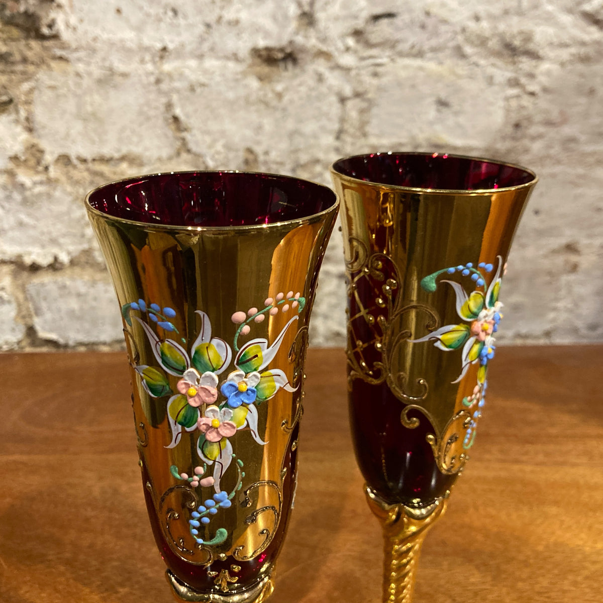 Murano Trefuochi Flutes