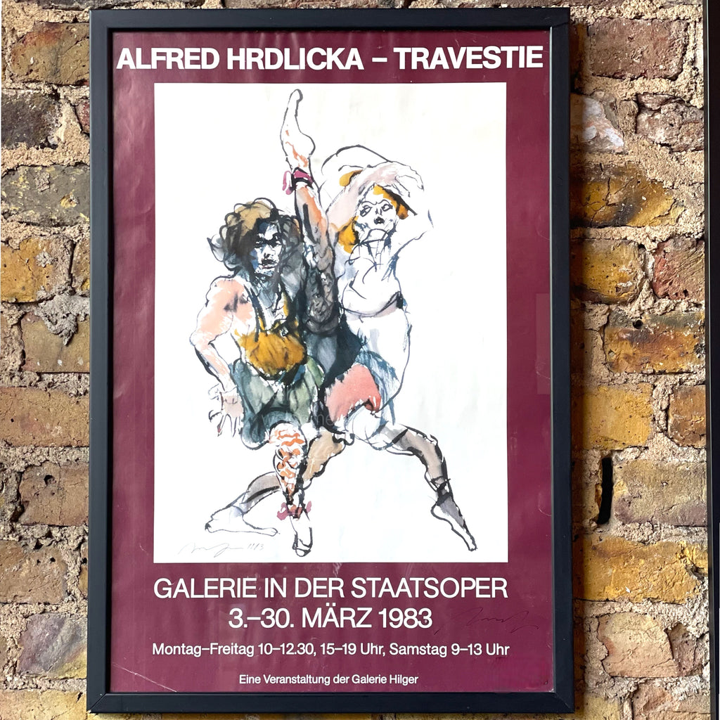 Alfred Hrdlicka Signed Poster