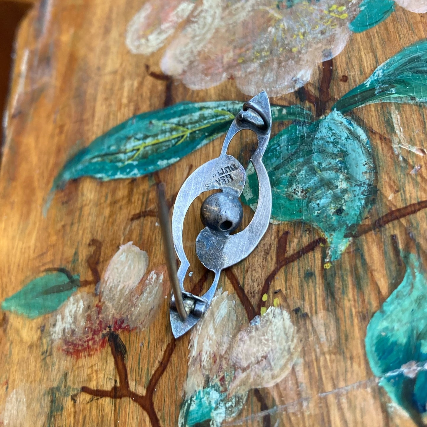 Art Nouveau Silver Brooch