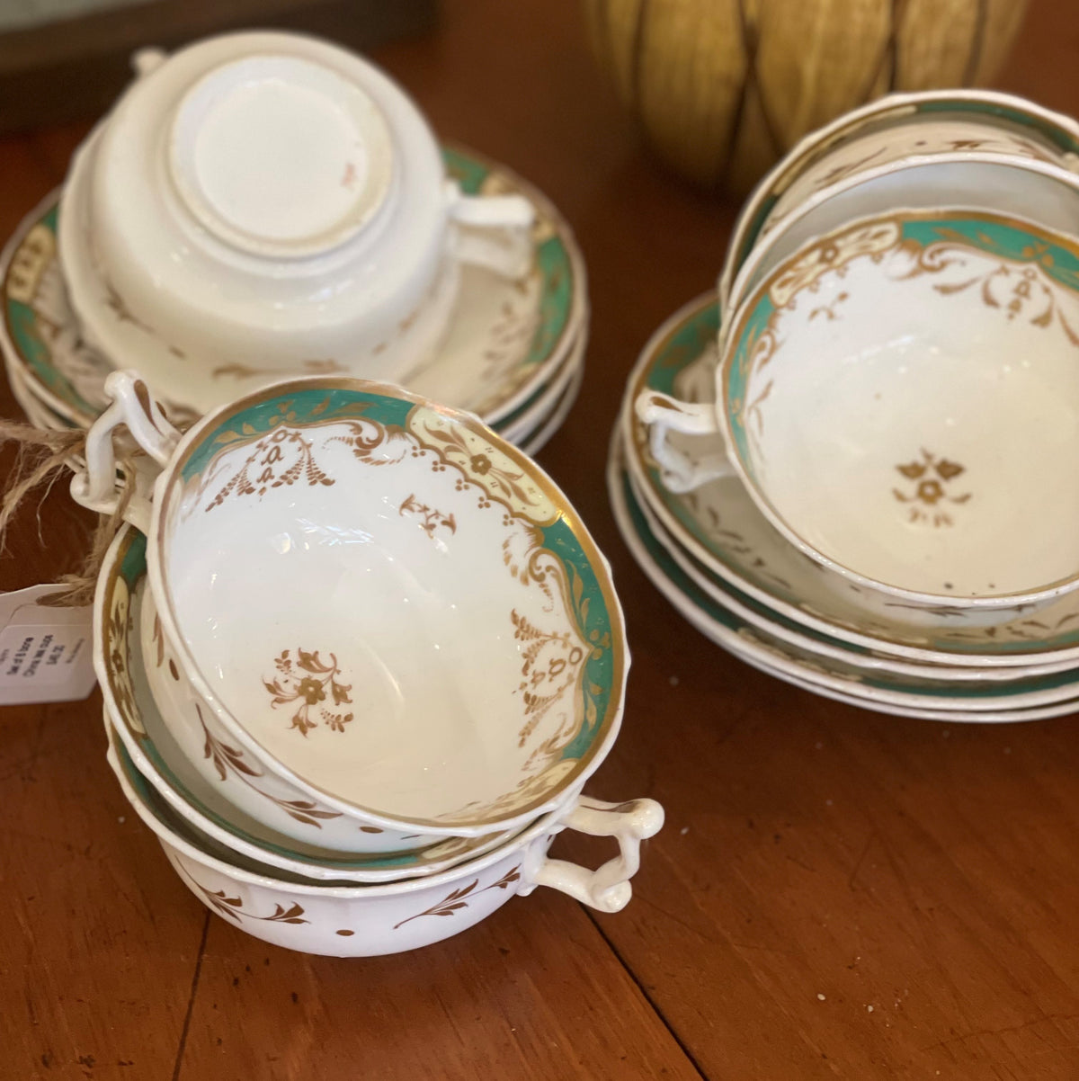 Six Bone China Tea Cups