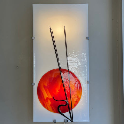 Rectangular Glass Wall Light