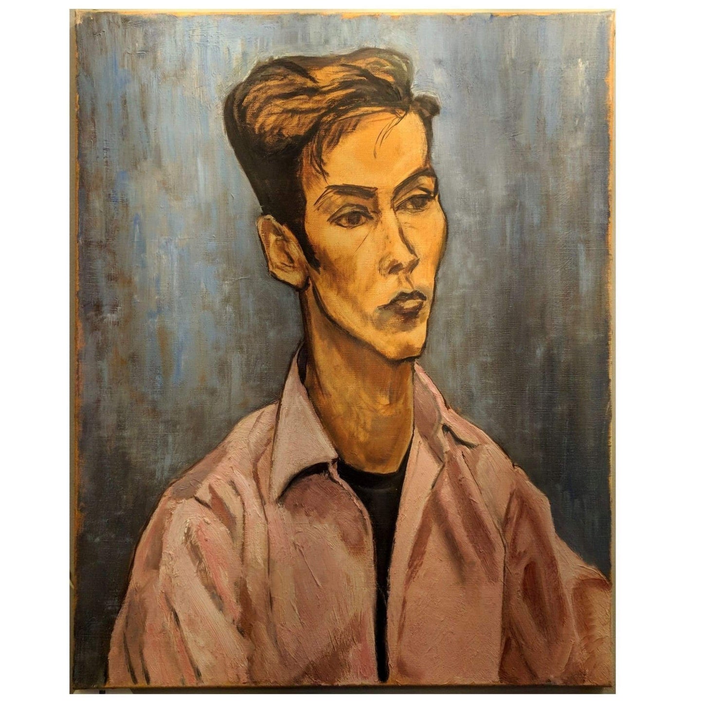 Art - Basil Clarke - Young Man: Pink Shirt