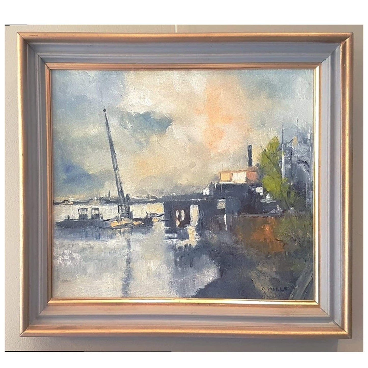 Art - C. E. Mills - Greenwich Pier