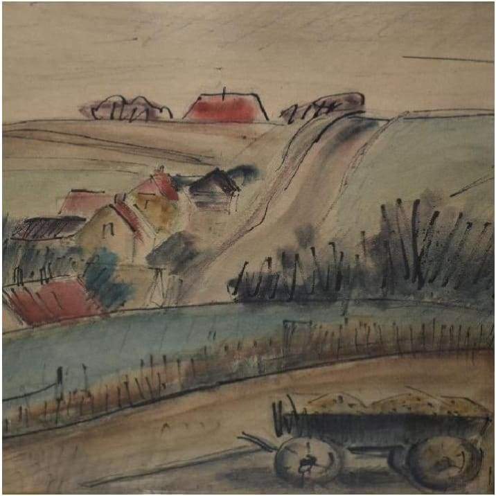 Art - Ejnar Johansen Watercolour