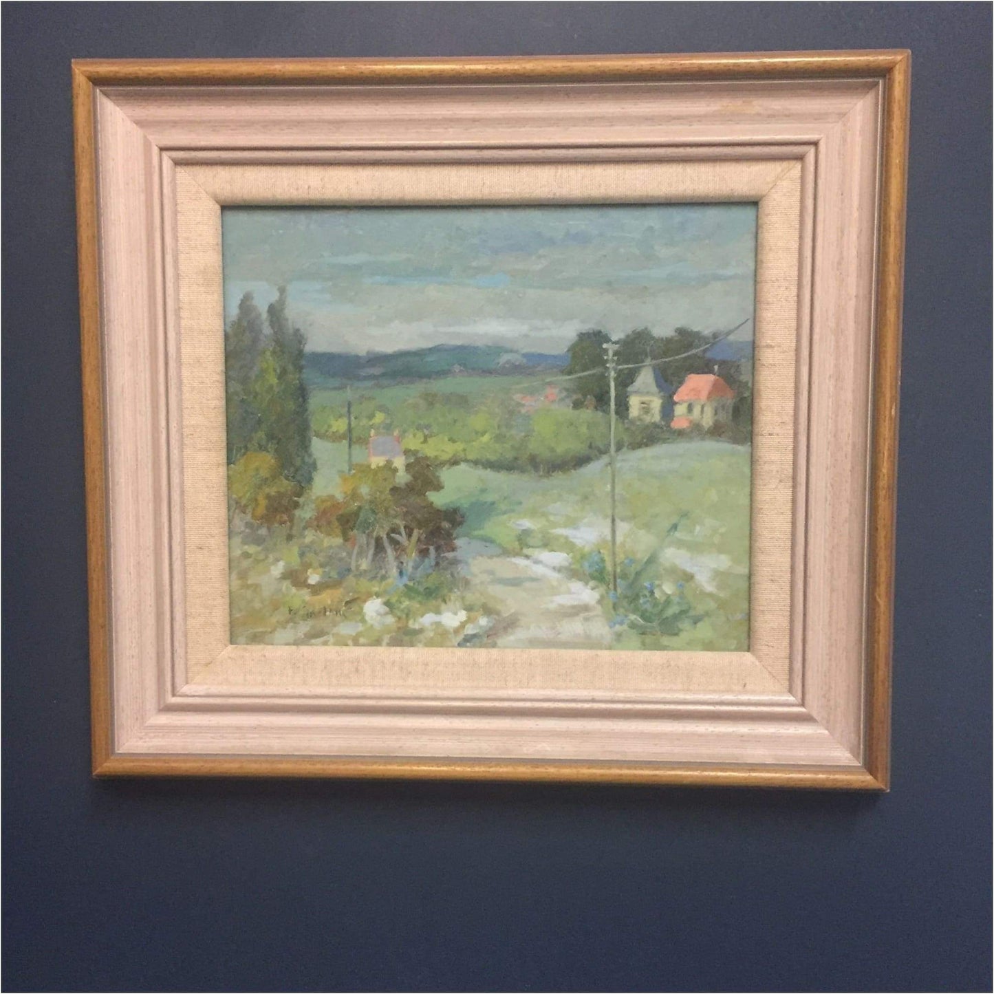 Art - F. Sinclair, Village Near Soissons