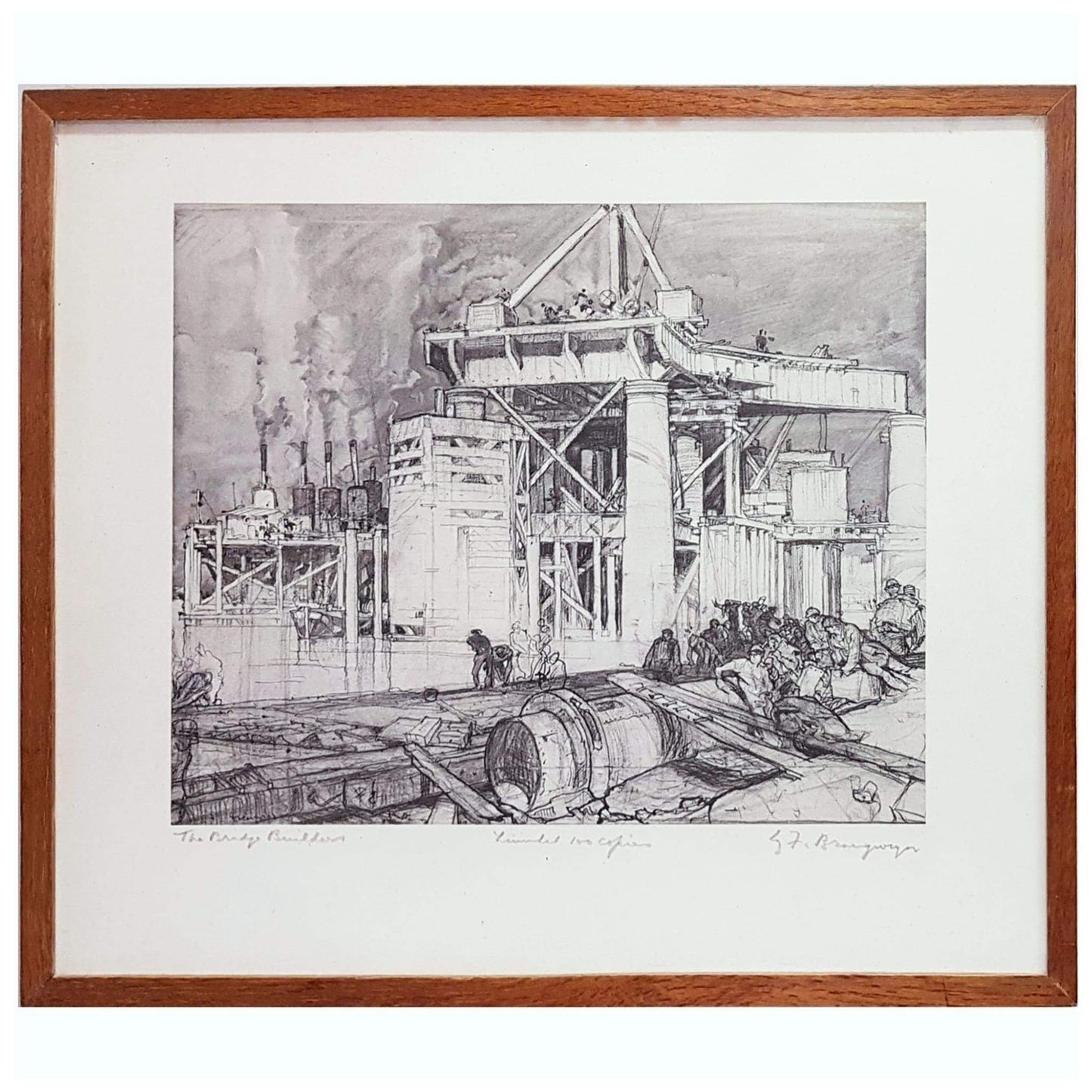 Art - Frank Brangwyn, Bridge Print