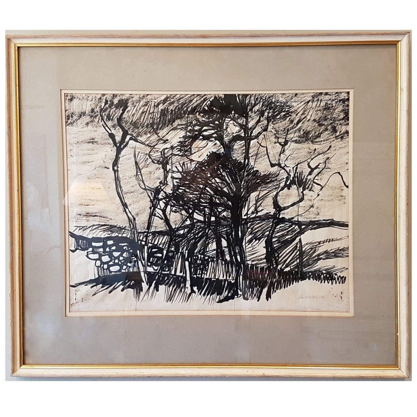 Art - John Mitchell Monochrome Watercolour