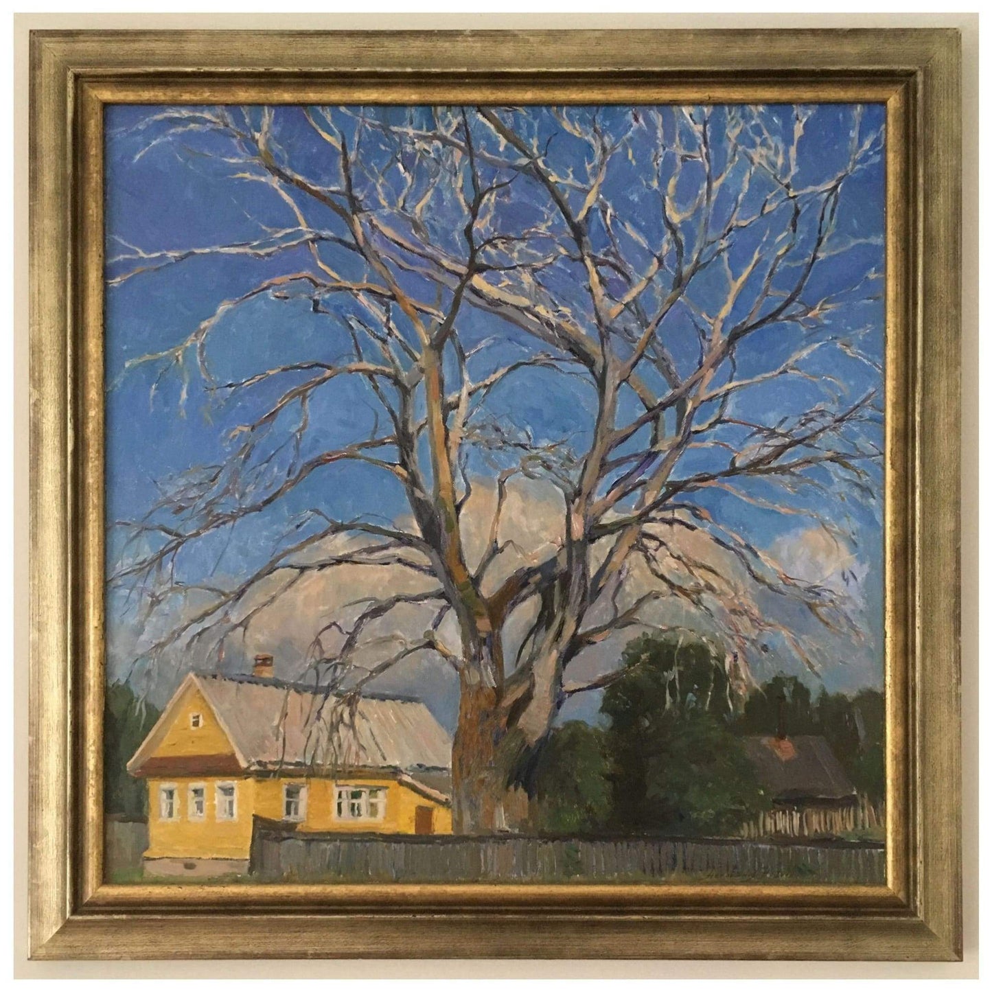 Art - Natalia Nepovinnykh, Yellow House