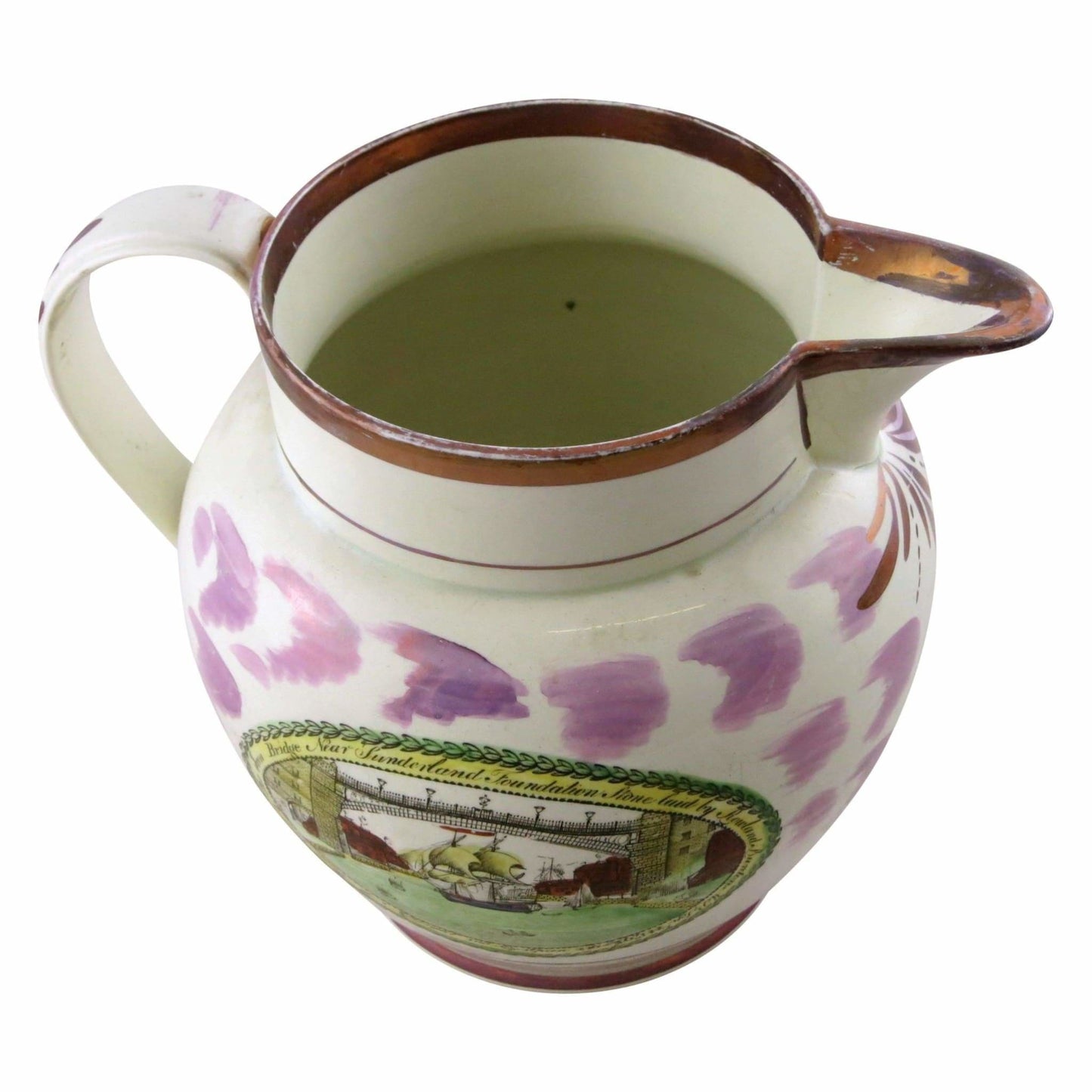 Ceramics - Large Early C19th Sunderland Pearlware Jug