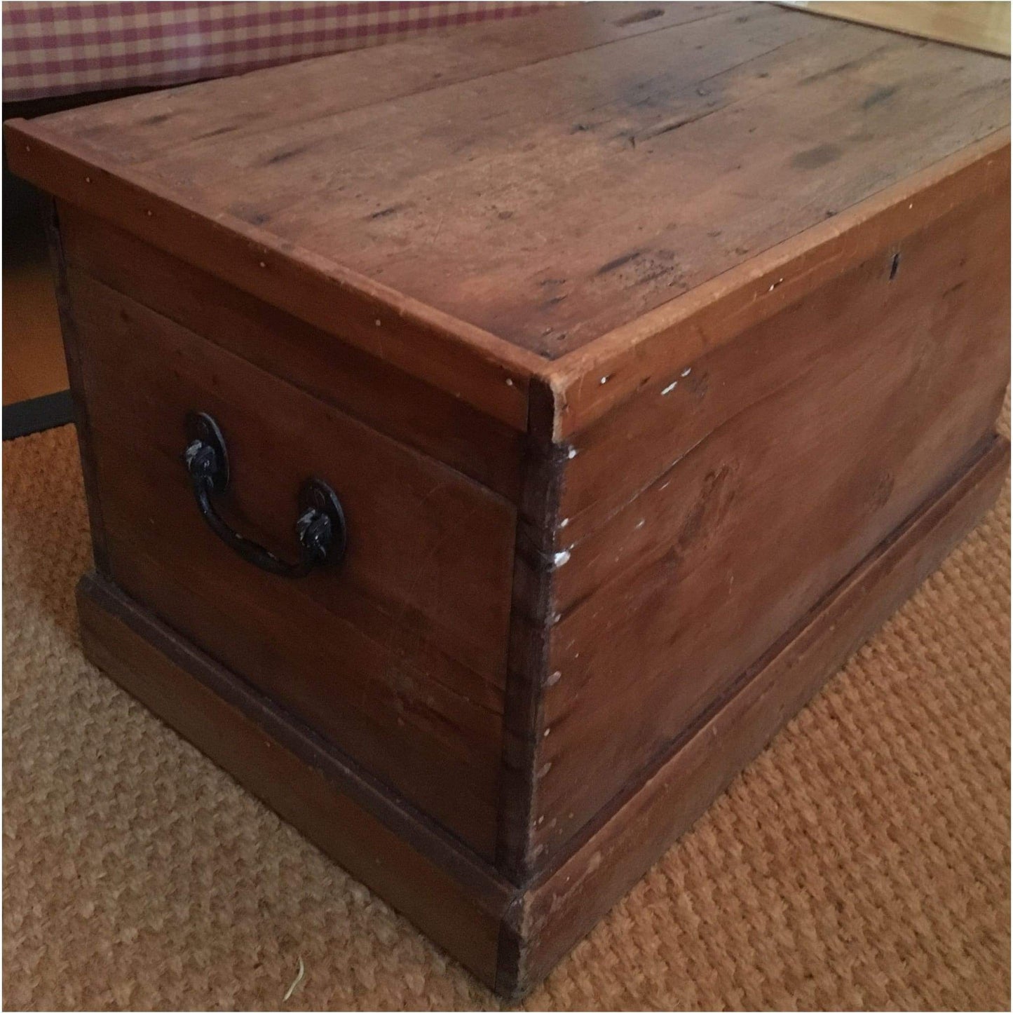 Furniture - Victorian Pine Blanket Or Storage Box