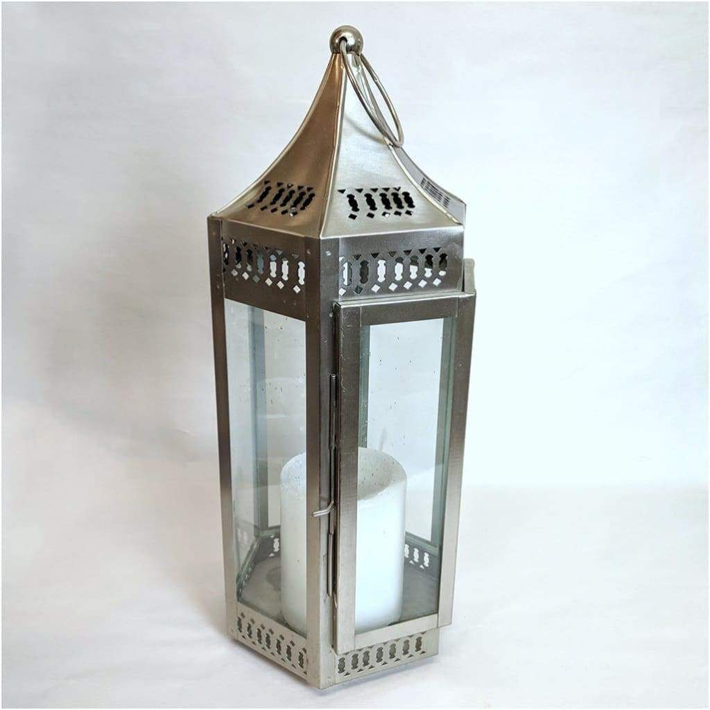 Garden - Chrome Lantern Glass