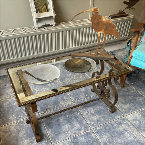 Gilt And Glass Coffee Table - Furniture