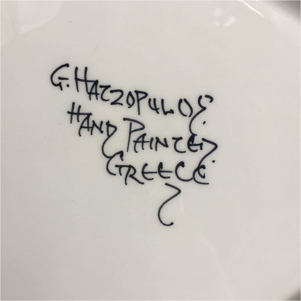 Ceramics - Large Greek Oval Platter
