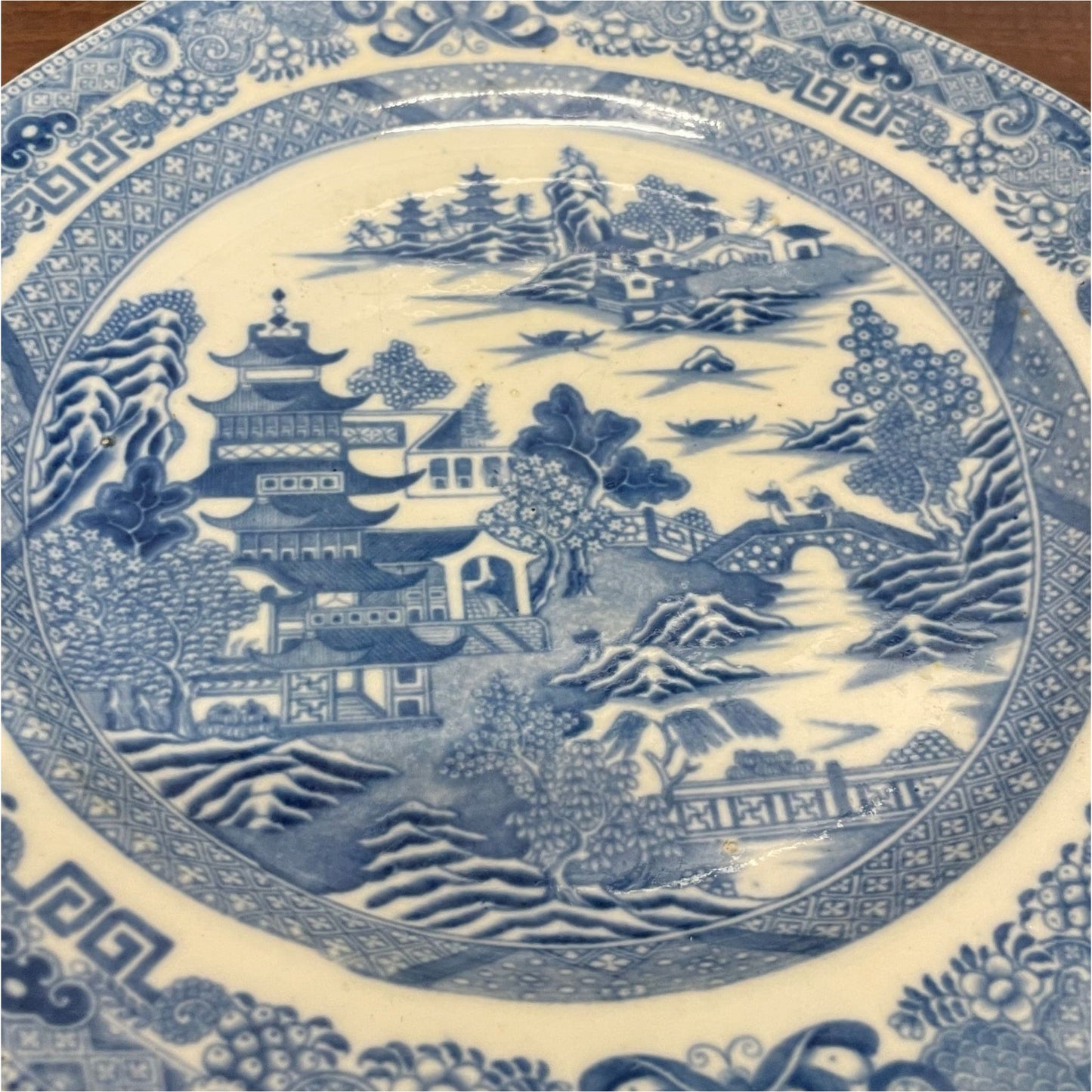 Masons Willow Pattern Plate - Ceramics