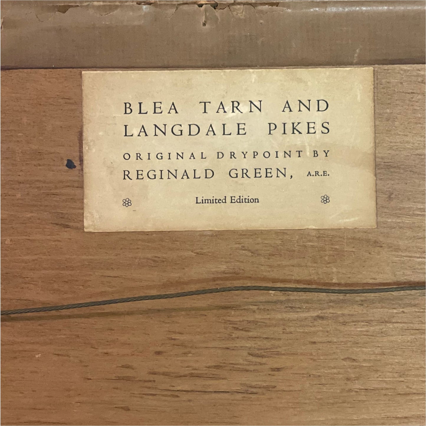 Reginald Green Etching - Art