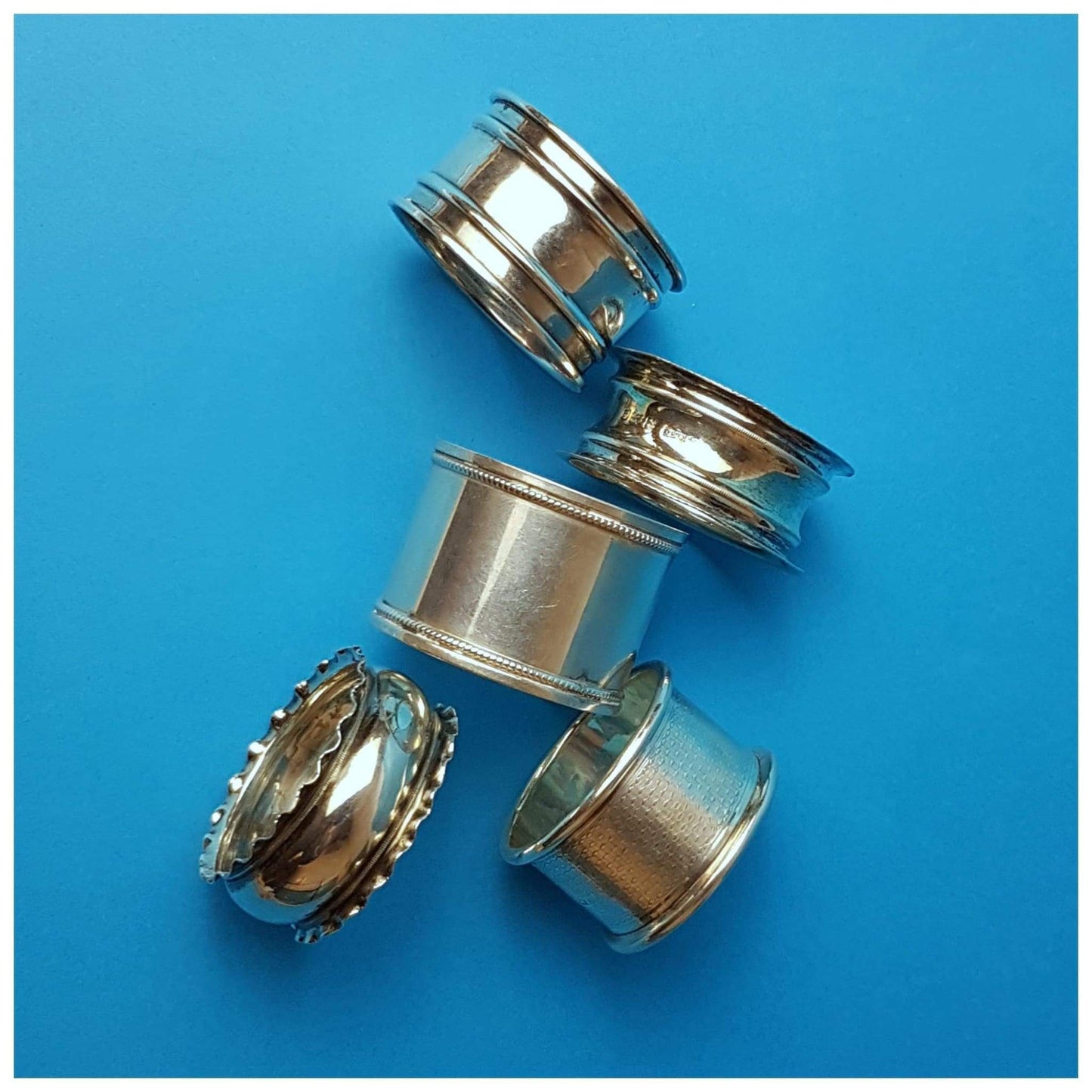 Silver - Edwardian Silver Napkin Rings