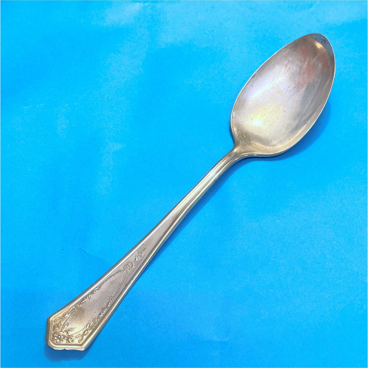 Silver Plate Serving Spoons - Silver