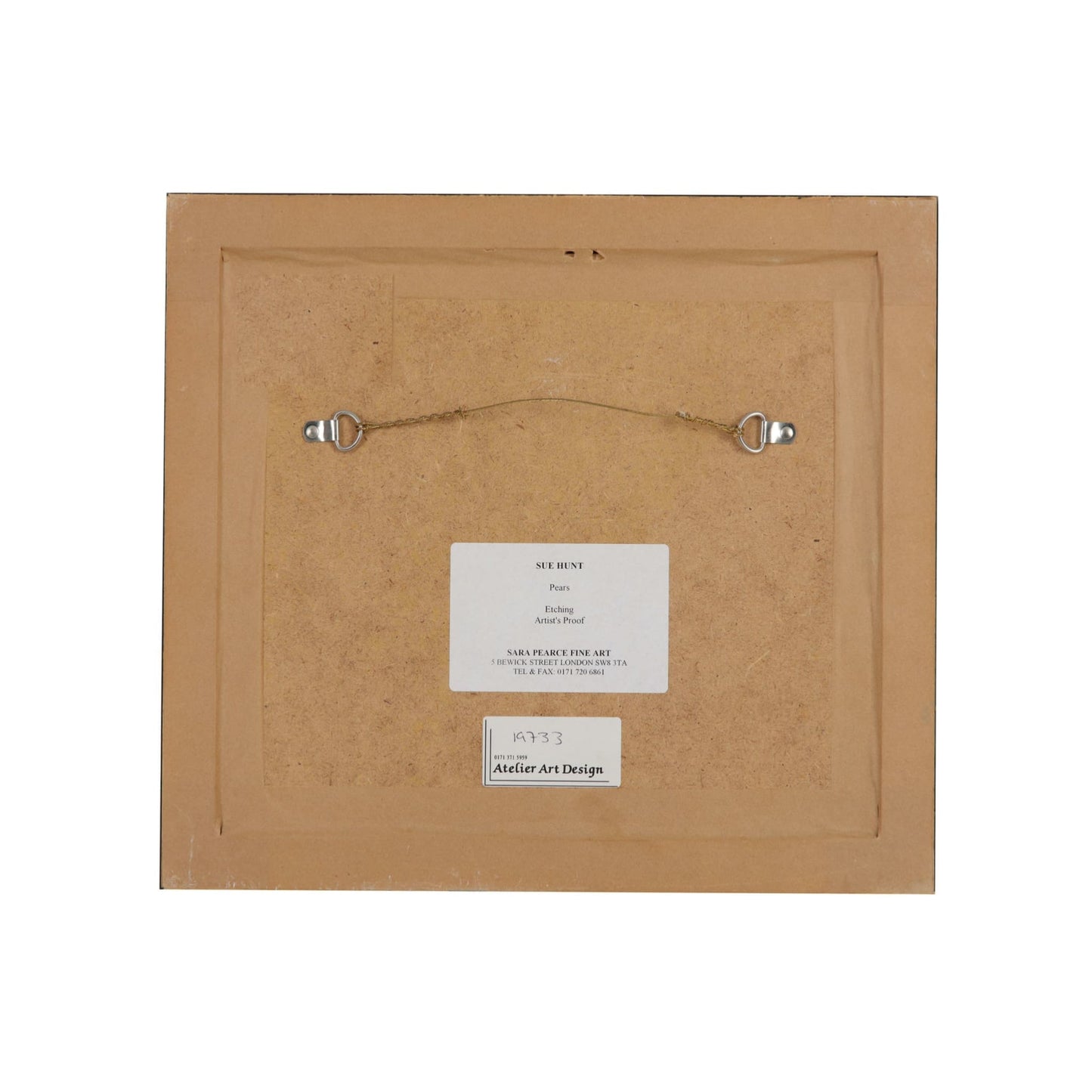 Art - Sue Hunt, Pears Still Life