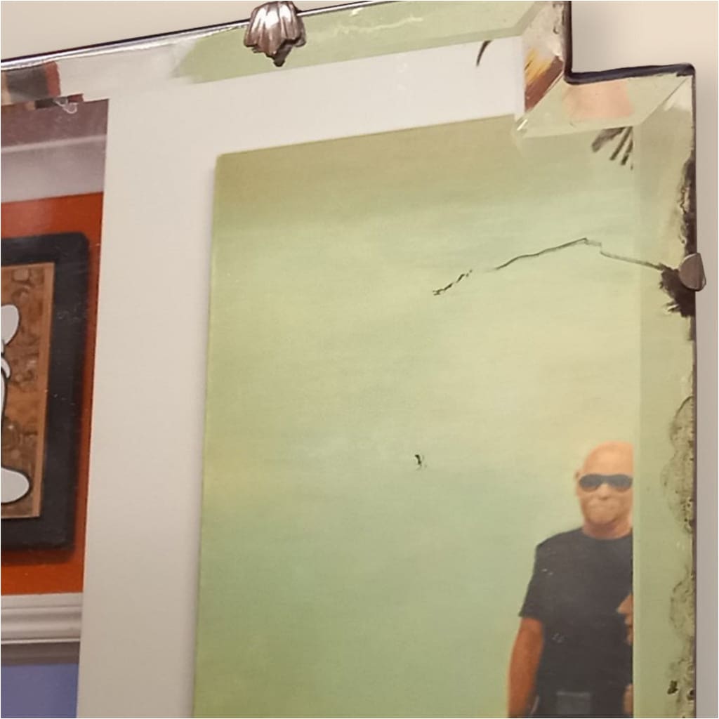 Vintage Bevelled Wall Mirror - Mirrors