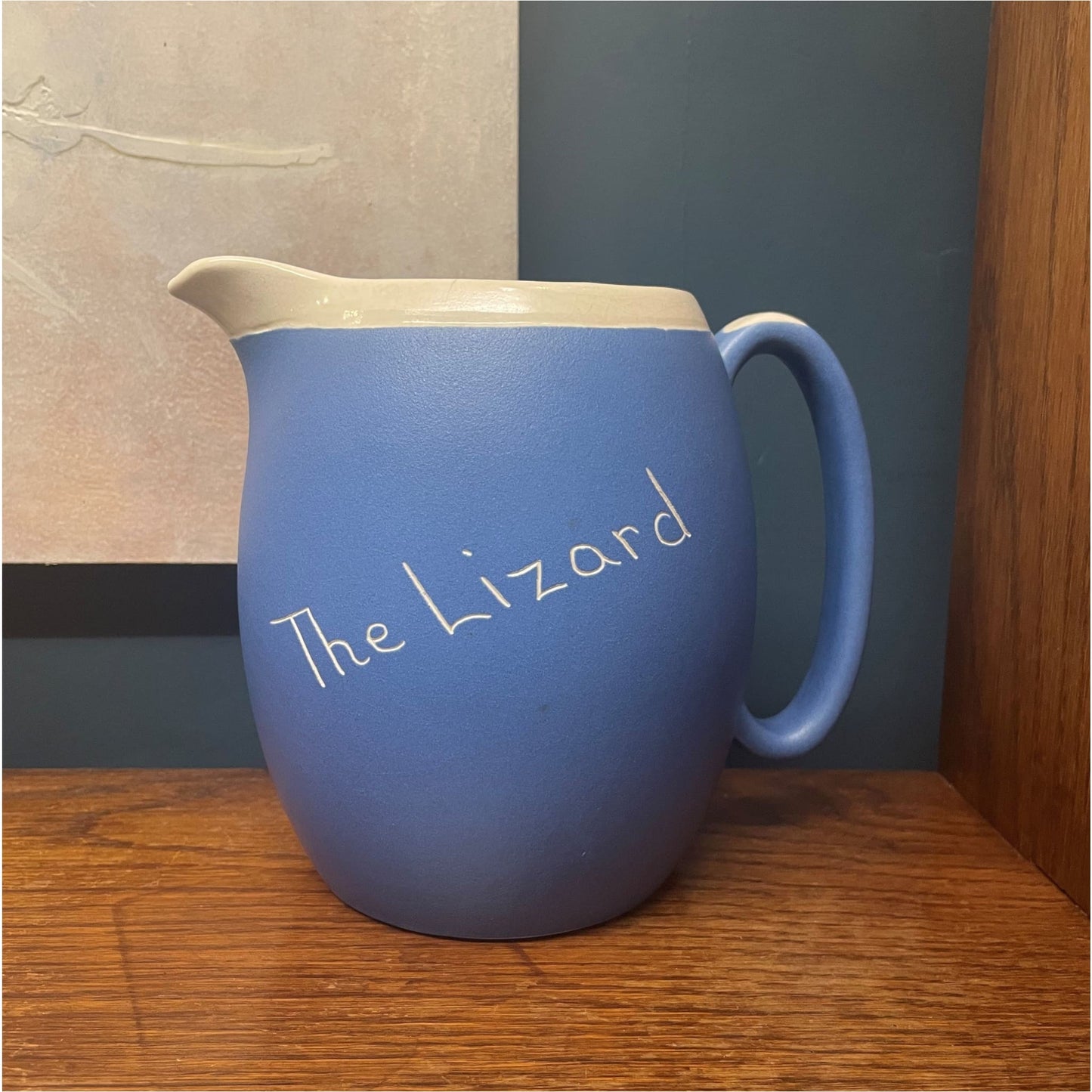 Vintage Devonmoor Blue Jug - Ceramics