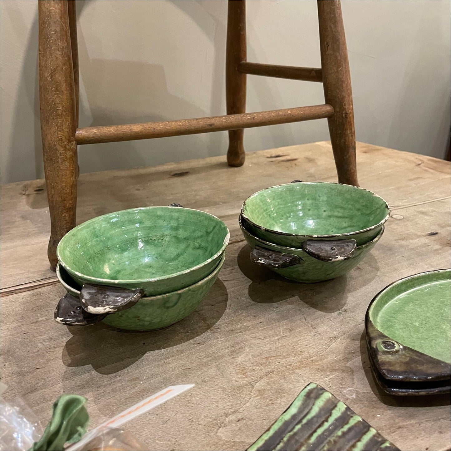 Vintage French Ceramic Bowls - Ceramics