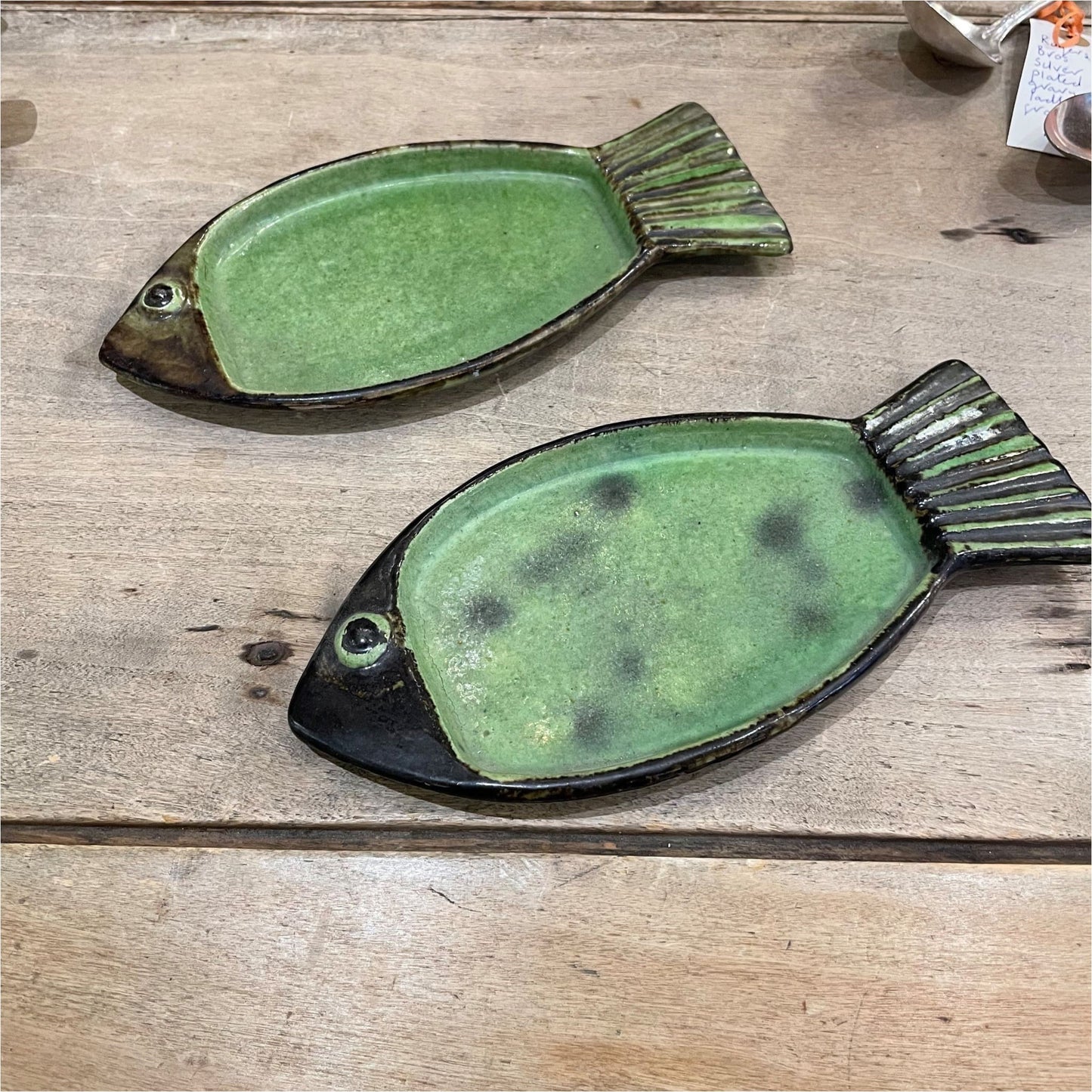 Vintage French Fish Dish - Ceramics