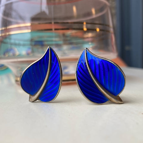 Norwegian Enamel Earrings