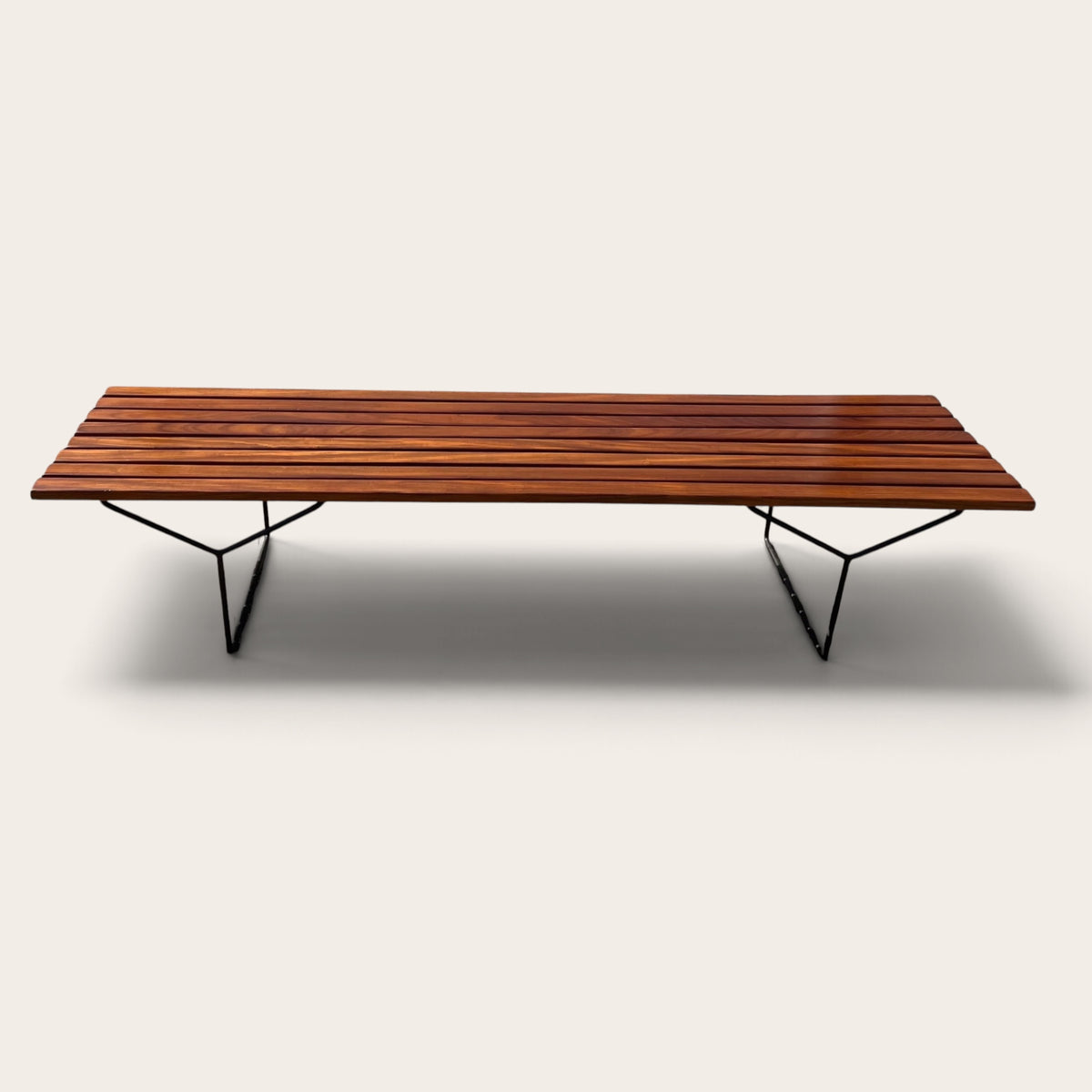 Midcentury Harry Bertoia Bench for Knoll