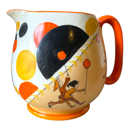 Handpainted Art Deco Jugs